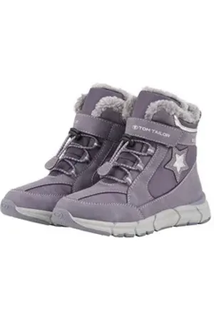 TOM TAILOR Gefütterte Schneestiefel Winterstiefel (1-tlg) lila 31 EU