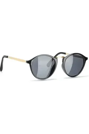Lascana Sonnenbrille runde Sonnenbrille, getönte Gläser mit UV Schutz, Damenbrille schwarz