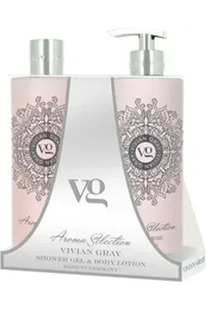 Vivian Gray Hautreinigungs-Set Duschgel & Body Lotion Lotus & Rose bunt