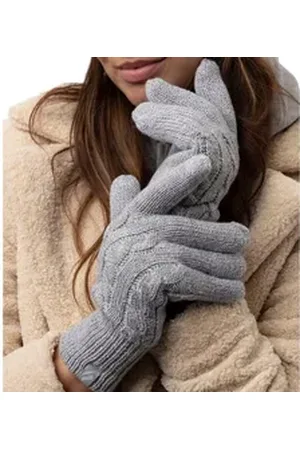 Heat Holders Strickhandschuhe für Damen grau