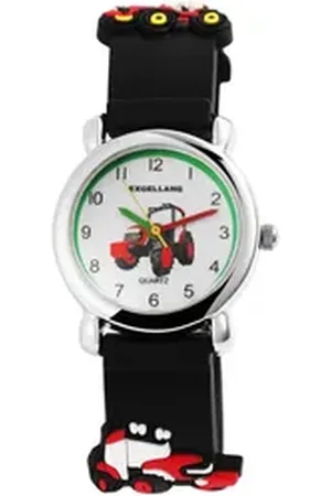 Excellanc Quarzuhr 4500028 Kinderarmbanduhr mit Silikonarmband (4500028), Traktor