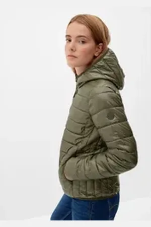 QS by s.Oliver Outdoorjacke Steppjacke mit Kapuze Ziernaht XL