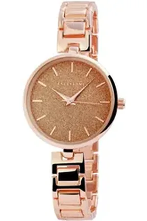 Excellanc Quarzuhr EX0253 Damenuhr mit Metallarmband, Damenuhr Metall