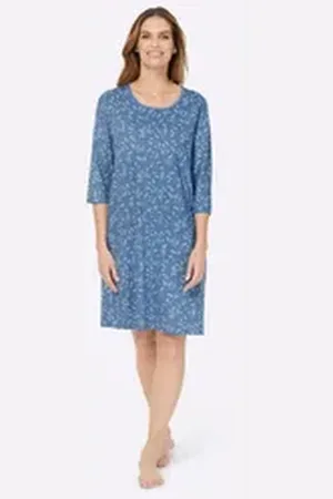 WÄSCHEPUR Witt Sleepshirt Sleepshirts (2-tlg) blau|bunt 40/42