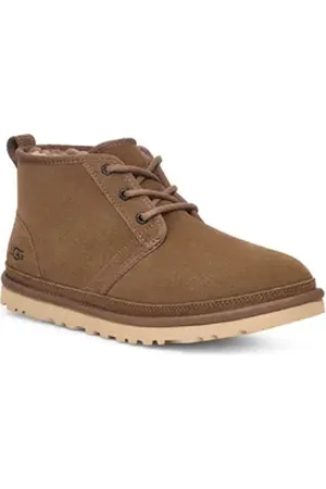 UGG UGG Neumel Schnürboots, Chukka Boot, Freizeitschuh mit lässiger 3-Loch Schnürung braun 40 EU