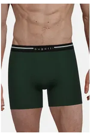 Bugatti Langer Boxer Neapel (4er Vorteilspack) Single Jersey Qualität grün 8