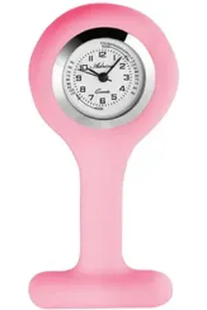 Adrina Quarzuhr AR0016 Krankenschwesteruhr aus Silikon, rosa
