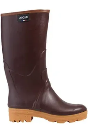 Aigle Damen Gummistiefel Chambord Pro2 Gummistiefel Stoßdämpfend braun 41 EU