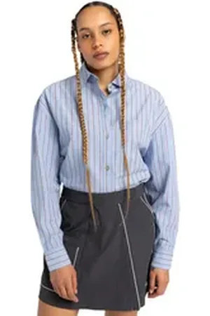 Element Langarmshirt Napkins W blau L
