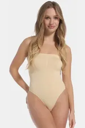 MAGIC Bodyfashion Shaping-Body BANDEAU THONG BODY - LATTE L