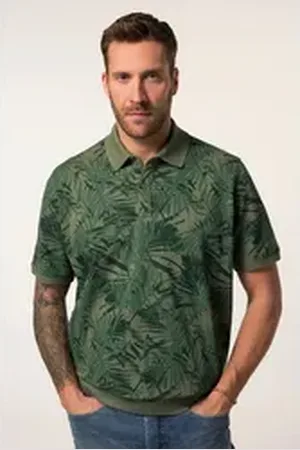JP 1880 Poloshirt JP 1880 Poloshirt Bauchfit Halbarm Piqué grün 4XL