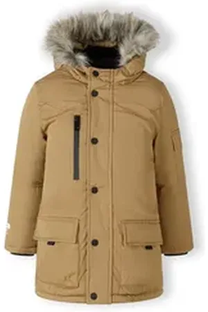 Minoti Parka Gefütterte Jacke mit abnehmbarem Kunstfell (2y-14y) beige 158-164cm