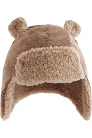 Next Erstlingsmütze Babymütze aus Cord (1-St) braun Kopfumfang: 40 cm.