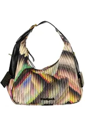 Desigual Umhängetasche, Stylische Schwarze Damenhandtasche mit Vielseitigen Tragemöglichkeite