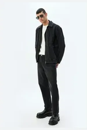 Koton Straight-Jeans Normale Leibhöhe Vintage Straight schwarz 31/30