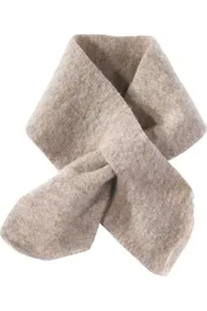 hessnatur Schal aus reiner Bio-Merinowolle, (1-St) grau 66x9 cm