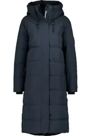 alife kickin Steppjacke Katja Steppjacke, Winterjacke mit Kapuze blau 42