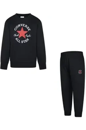 Converse Jogginganzug CNVB DISSECTED CTP FLC CREW SE (2-tlg), für Kinder schwarz 98 (3)