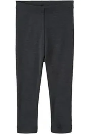 WHEAT Leggings Wool Leggings Agi aus reiner Merinowolle blau 74