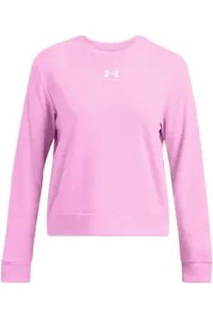 Under Armour ® Fleecepullover Damen Pullover Rival Terry Crew 1389511 rosa L