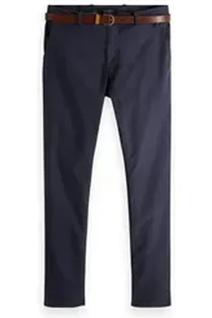 Scotch&Soda Trekkinghose Herren Hose Warren - Classic Garment Dyed Chino 148771 blau 30-34