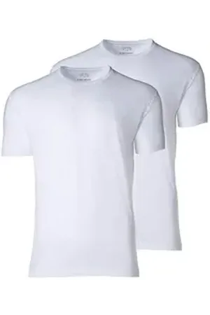 Ceceba T-Shirt Herren T-Shirt 2er Pack Baumwolle - (Packung, 2er Pack) weiß XL