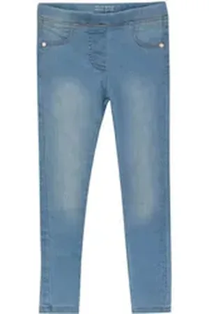 Minymo Jerseyhose Jegging Girl Stretch Slim Fit blau 128 - ca. 8 Jahre