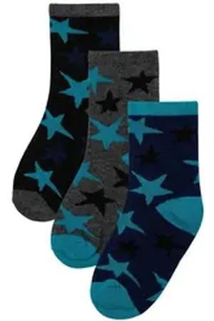 Minoti Kurzsocken 3 Paar Socken (3y-14y) grün 26-28cm
