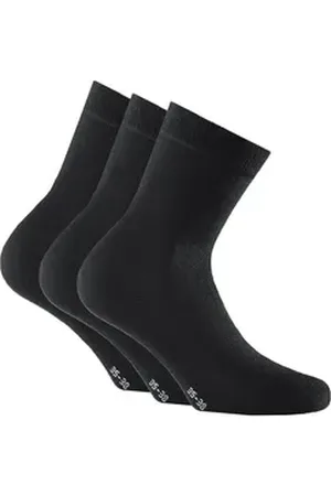 Rohner Socks Kurzsocken Unisex Socken 3er Pack Viskose Basic Soft Touch (Packung, 3er Pack) schwarz 39-42