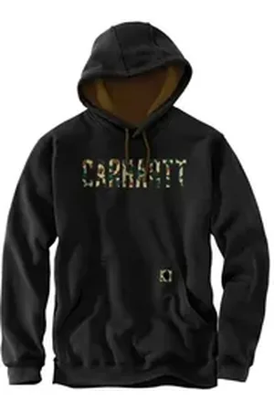 Carhartt Kapuzenpullover Herren Kapuzenpullover Camo Logo schwarz m