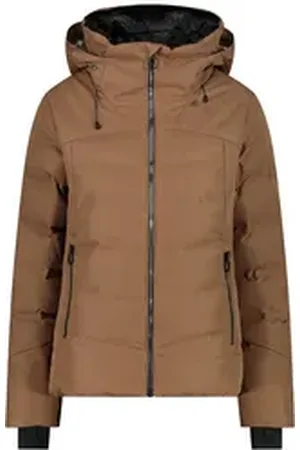 CMP Outdoorjacke Damen Skijacke Fix Hood Jacket 32W0266 braun 40