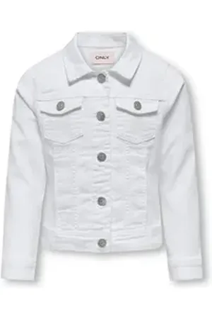 ONLY Outdoorjacke KOGSARA WHITE DNM JACKET weiß 164