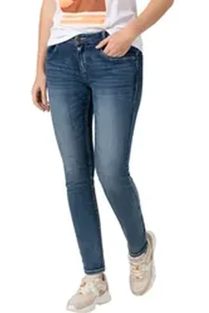 Timezone Skinny-fit-Jeans Tight Sanya mit Stretch blau 33W / 32L