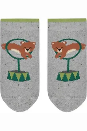 Falke Haussocken Baby Show Bears (1-Paar) mit nachhaltiger Baumwolle grau 80-92