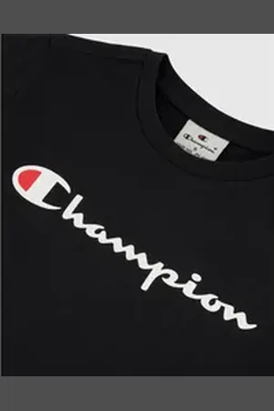 Champion T-Shirt für Kinder schwarz XL (164/170)