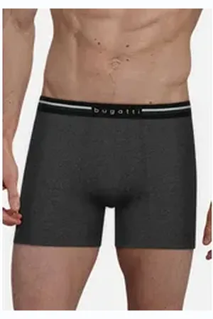 Bugatti Langer Boxer Neapel (4er Vorteilspack) Single Jersey Qualität schwarz 8