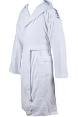 Arena Bademantel Bademantel Core Soft Robe 001756, Standardgröße, Baumwolle, Ohne Verschluss weiß L