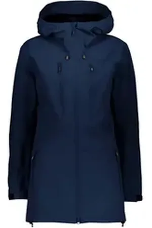 CMP Wintermantel Damen Parka Woman Long Jacket Fix Hood 30Z6706 blau 46