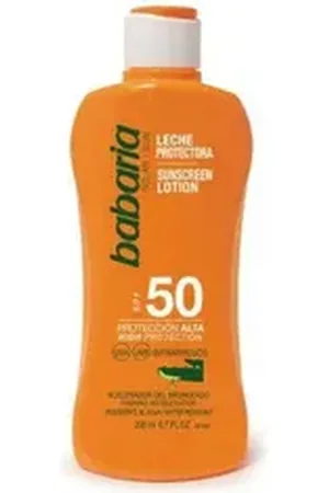Babaria Sonnenschutzcreme Sunscreen Lotion With Aloe Vera Spf50 200ml