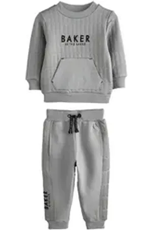 Ted Baker Sweatanzug Stepp-weatshirt + Jogginghose (2-tlg) grau 86-92 (1,5-2 J.)