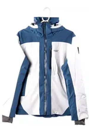 North Bend Outdoorjacke Hirafu Damen Ski Jacke, Snow White, Größe 38 - weiß