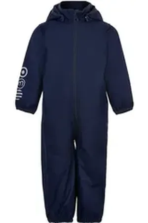 Minymo Softshelloverall Softshell suit-Solid blau 80 - ca. 12 Monate