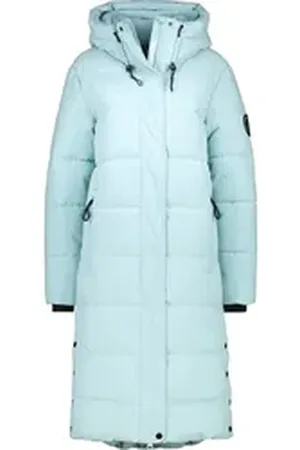 alife kickin Steppjacke Katja Steppjacke, Winterjacke mit Kapuze blau 34