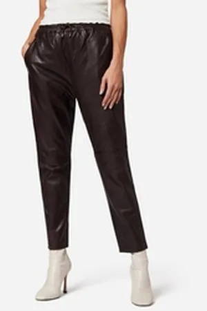 RICANO Lederhose Carillo (mit Kordel) Hochwertiges Lammleder braun XL
