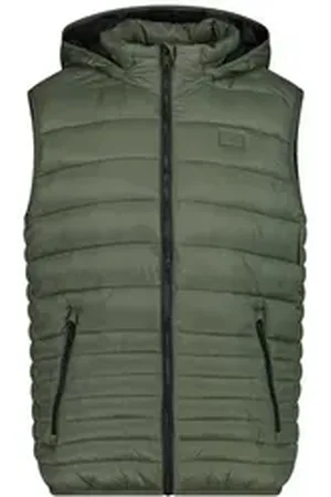 CMP Funktionsweste Herren Weste Man Vest Snaps Hood 32K3157 grün 56