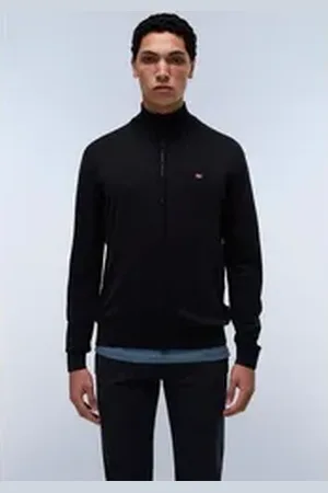 Napapijri Strickjacke DECATUR FZ 3 Mit Rundhalsausschnitt schwarz L