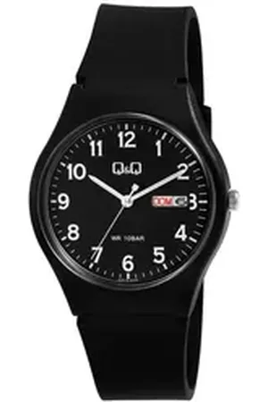 Q&Q Quarzuhr A212J006Y Unisexuhr mit Silikonarmband in hellblau, 10 Bar