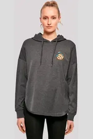 F4NT4STIC Kapuzenpullover Sesamstraße Chocolate Cookie Premium Qualität grau L
