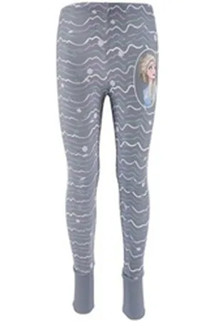 Disney Frozen Leggings Eiskönigin Anna & Elsa Kinder Mädchen Leggings Hose grau 122-128