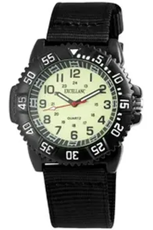 Excellanc Quarzuhr EX0224 Herrenuhr mit Textilarmband, Herrenuhr Textil